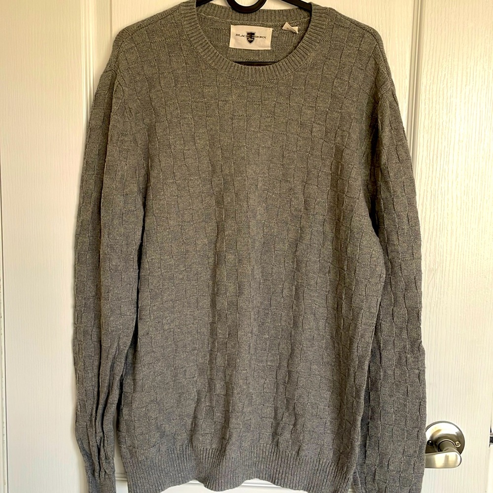 BLACK BROWN 1826 Gray Cardigan | M